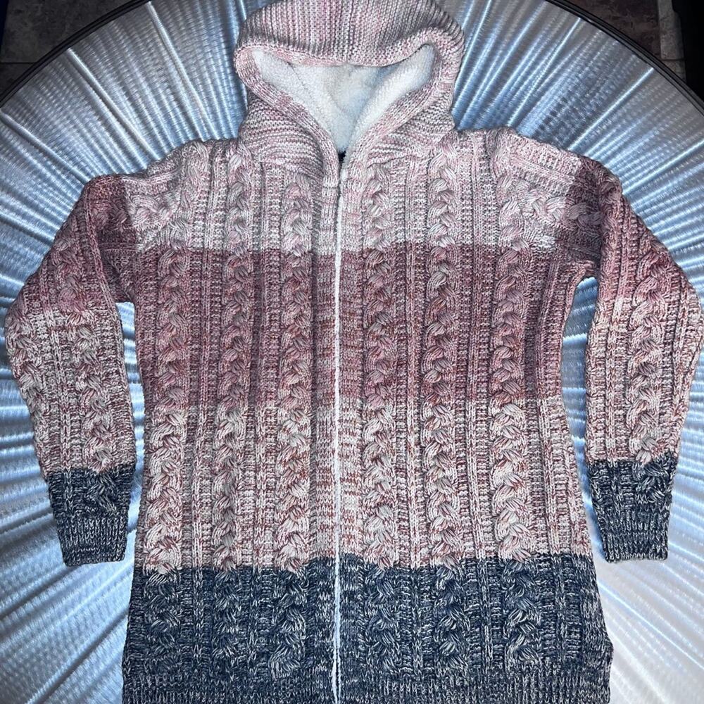 Lety & Me Hooded Cardigan - Size: Small - Really cute and warm!